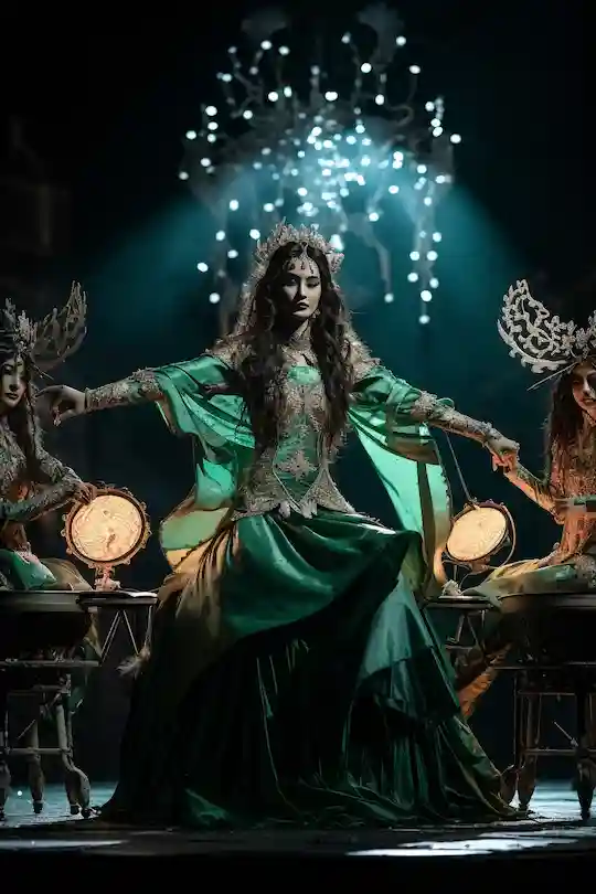 Afbeelding van een danseres