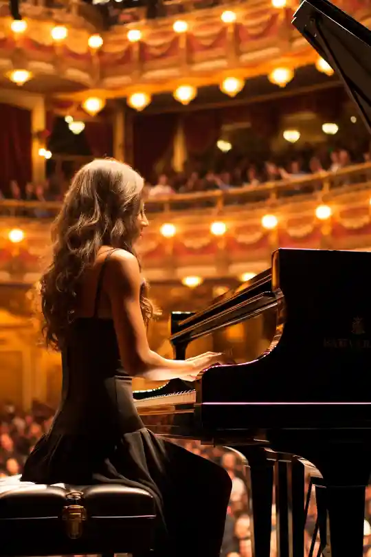 Afbeelding van een pianist